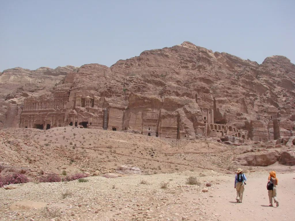 Panorama of the Tombs of Petra