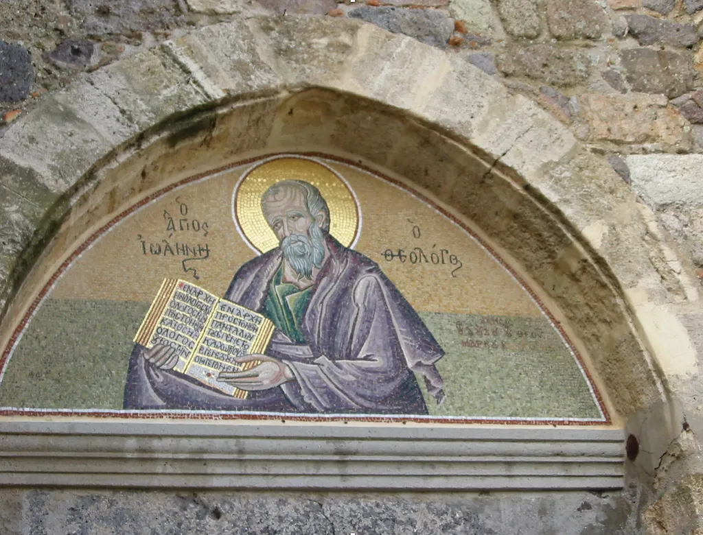 St. John the Theologian over Entrance to Cave of St. John, Patmos