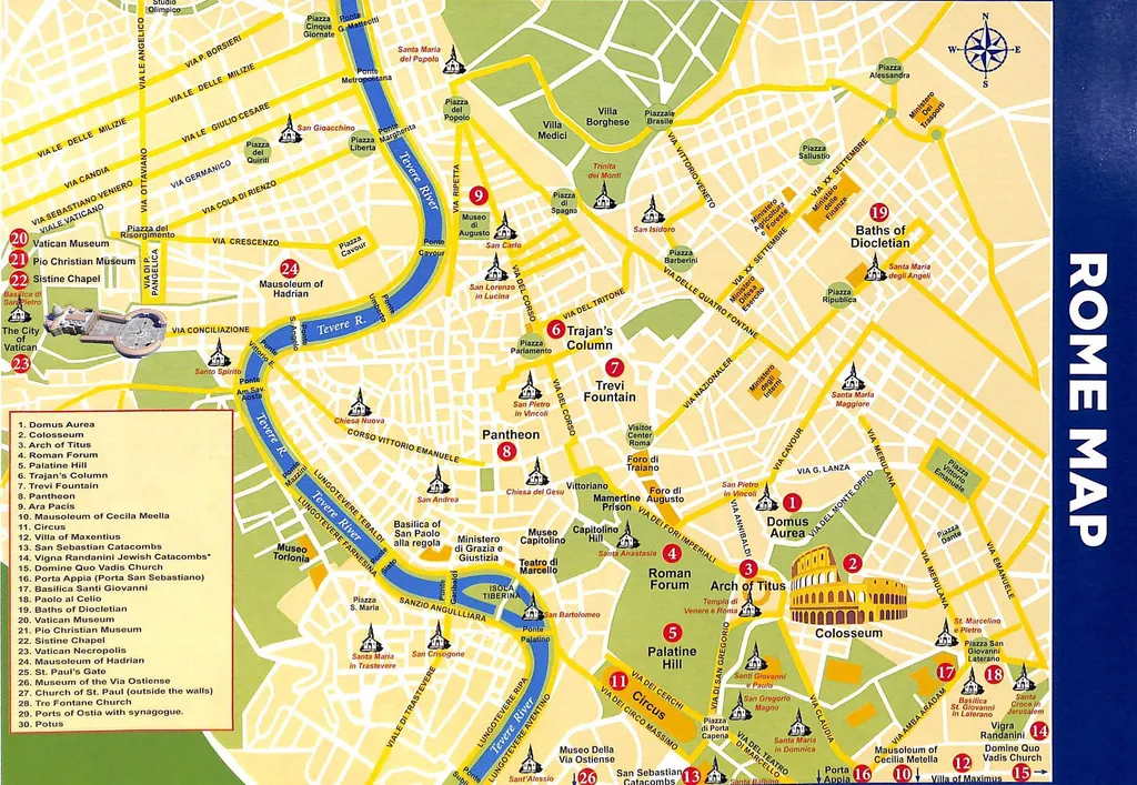 Map of Rome