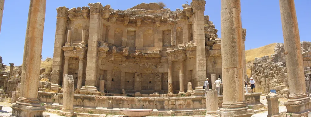 Nymphaeum at Jerash (ancient Gerasa) in Jordan