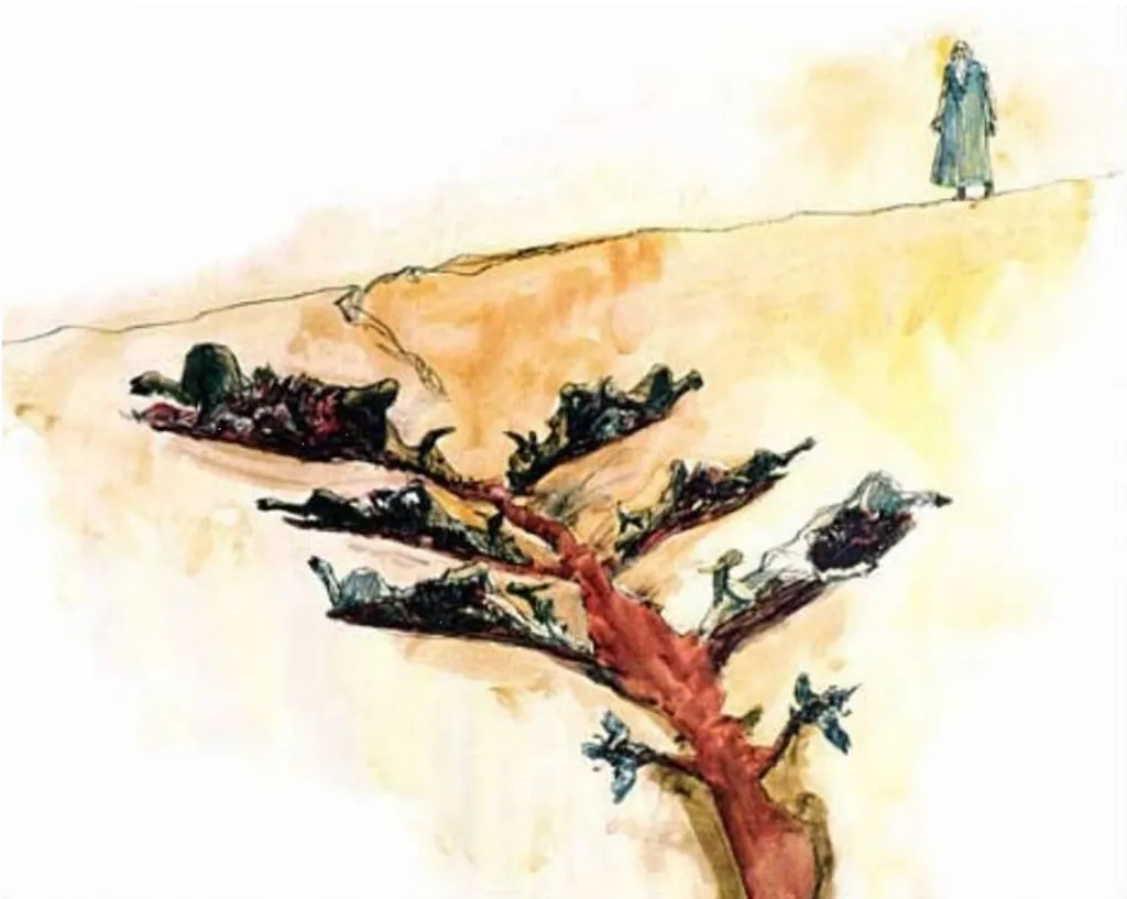 Splitting of Animals for Yahweh's Covenant with Abram