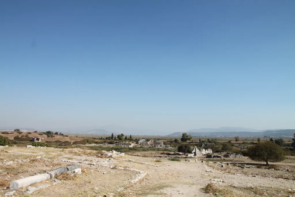 Ruins of lower portions of Miletus, near the theater.