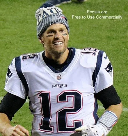 Football Player in a Number 12 Jersey