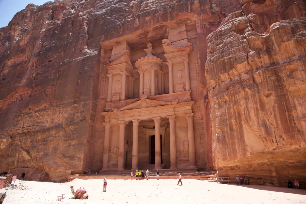 The "Treasury" in Petra, Which is Really a Tomb