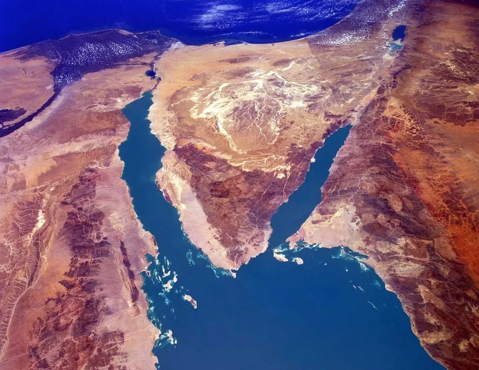 Mt. Sinai from Space