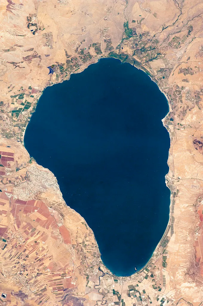 Harp Shape of the Sea of Galilee