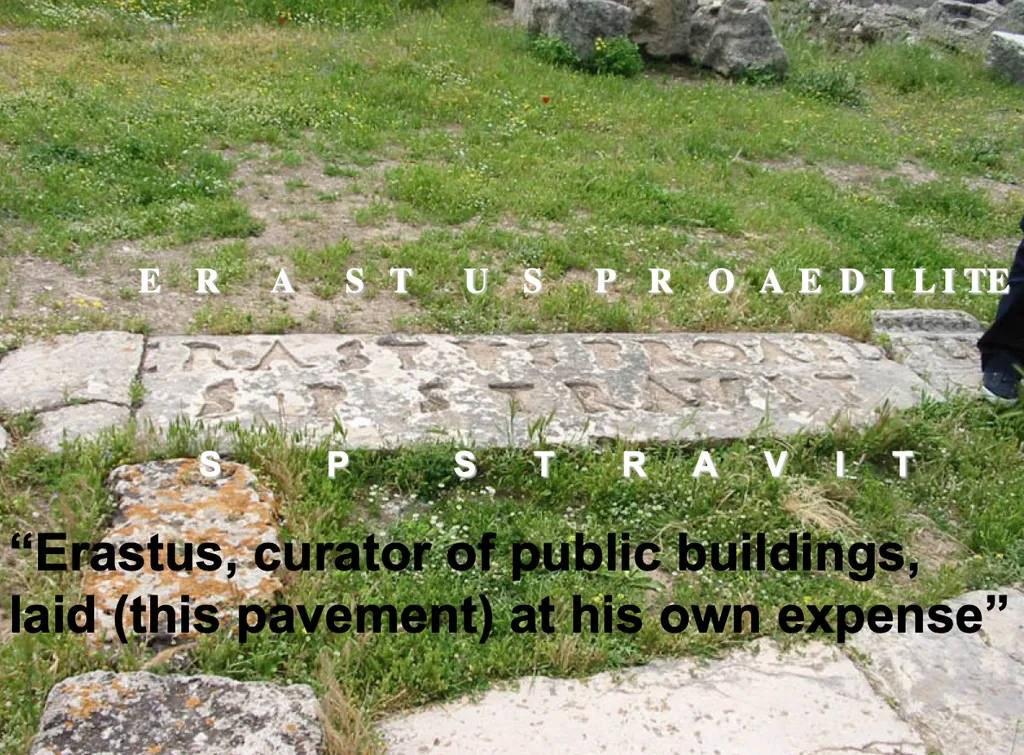 Erastus Inscription at Corinth