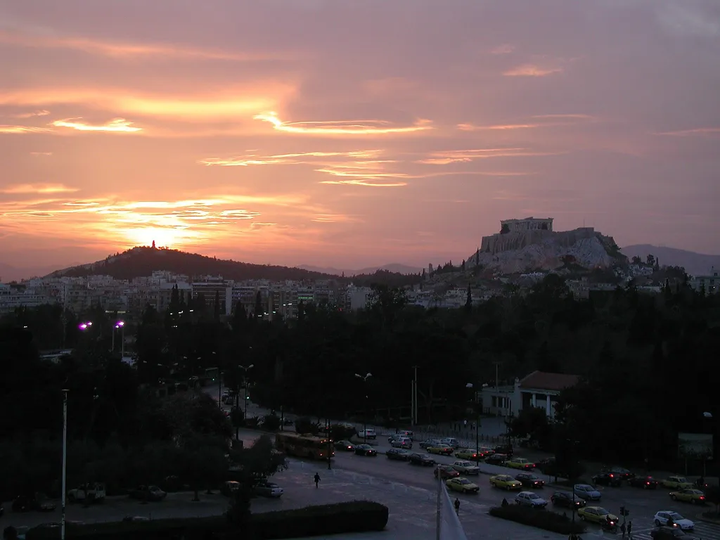 The Acropolis from Olympic Stadium (Athens)