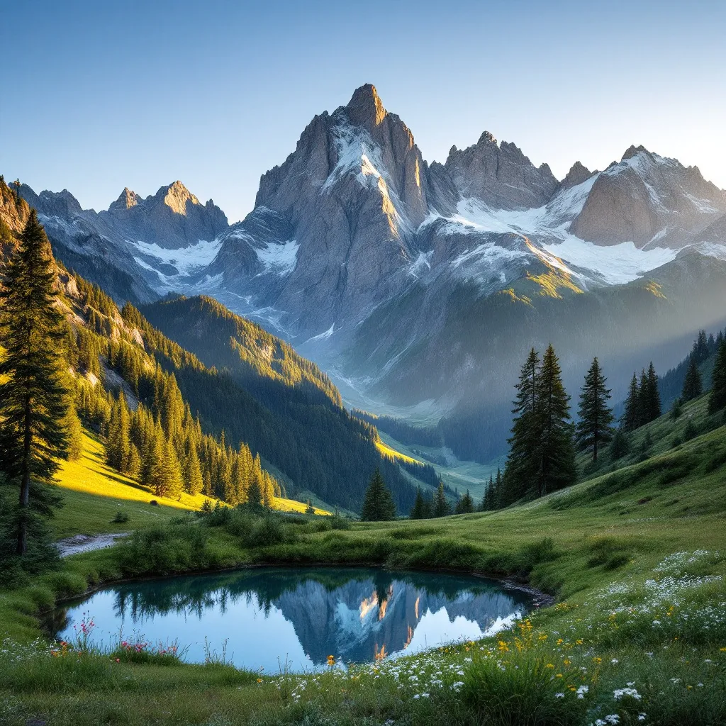 Mountain Valley Landscape