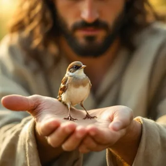 Holding a Sparrow in the Hand