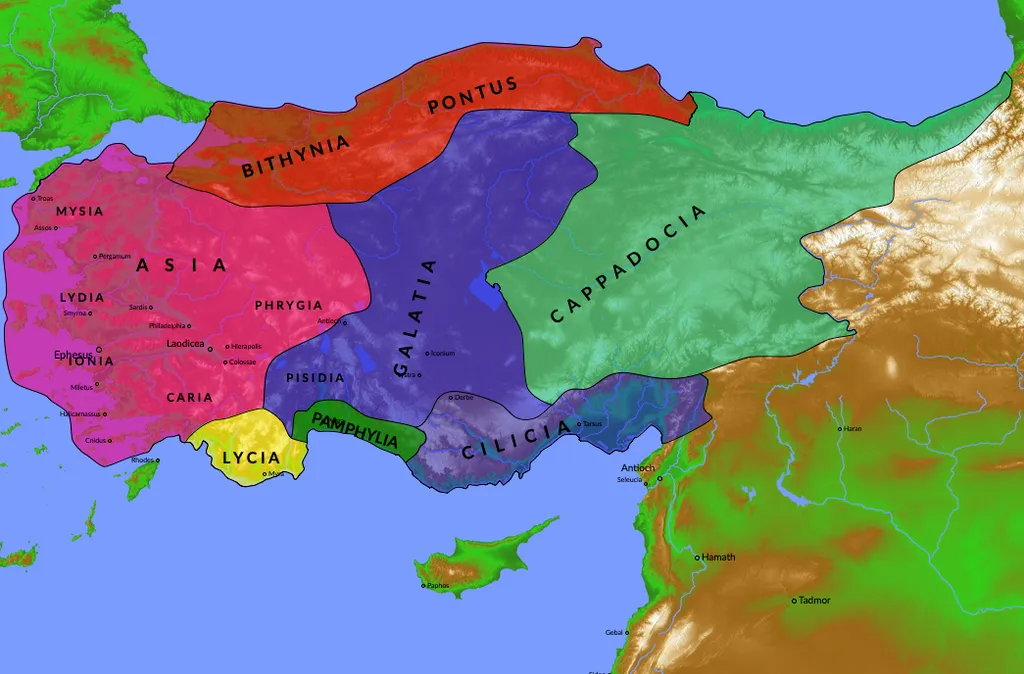 Map of Asia (Minor)