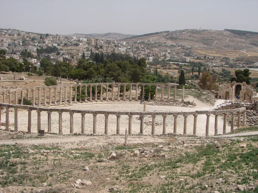 City Center at Jerash (Gerasa) in Jordan