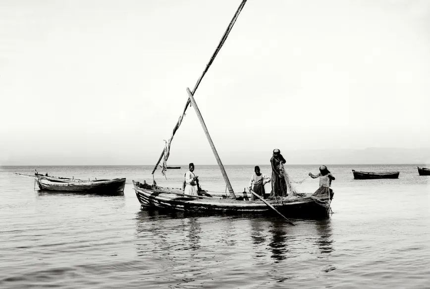 Fishermen on the Sea of Galilee