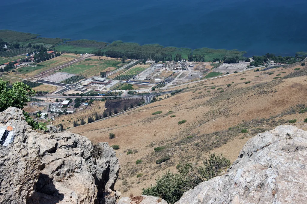 Sites in the Galilee from Mt. Arbel