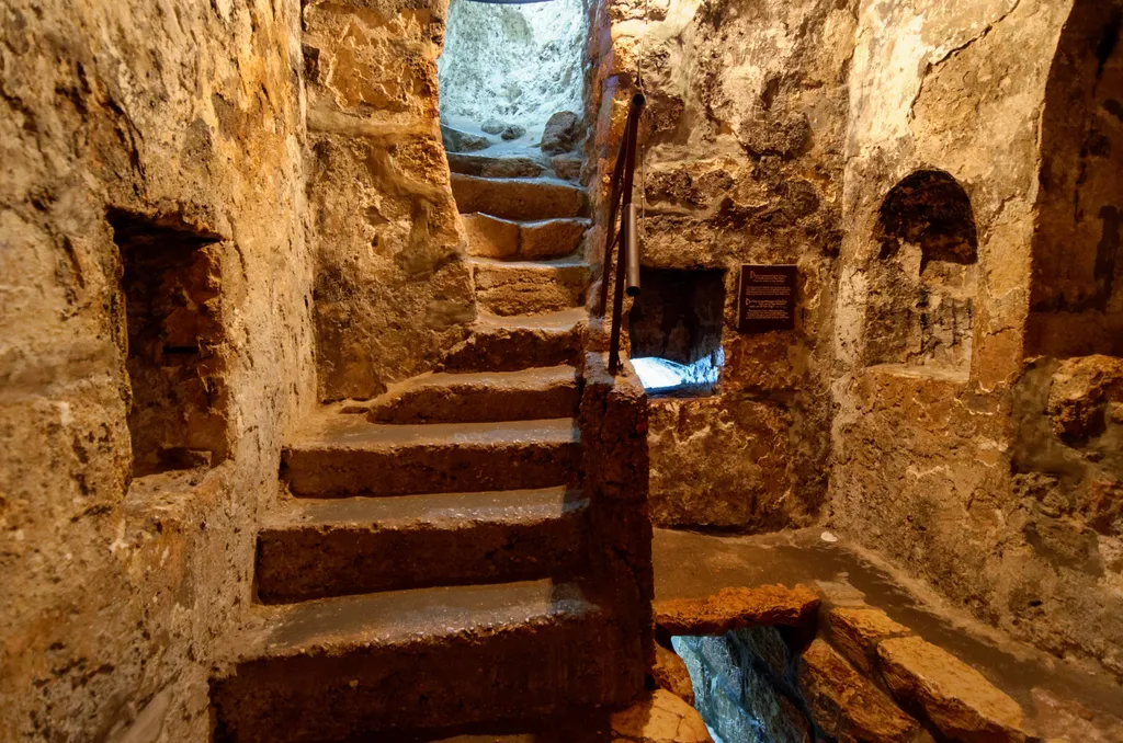 Stairs into the Tomb of Lazarus