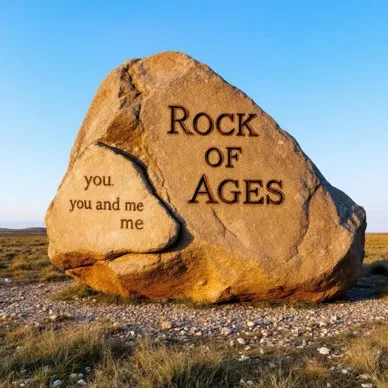 Rock of Ages Carved in Stone