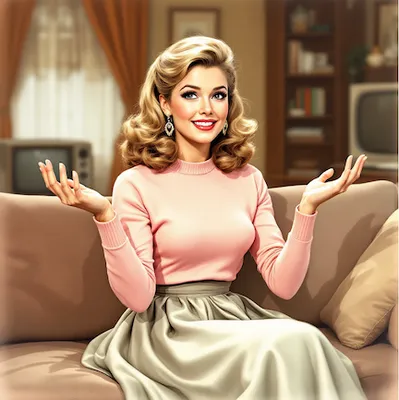 A Woman Bewitched on a Couch