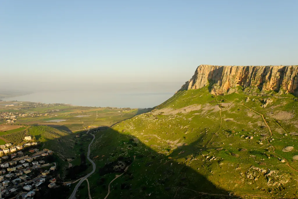 Mt. Arbel in the Galilee