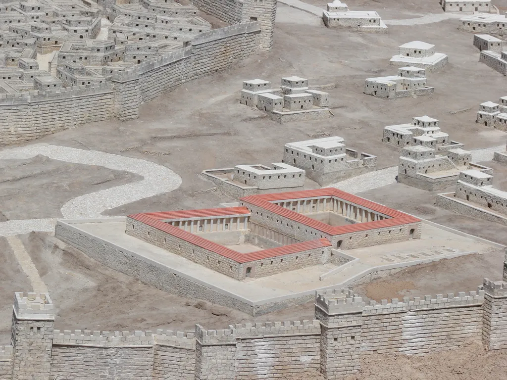 Model of Pool of Bethesda in Time of Jesus