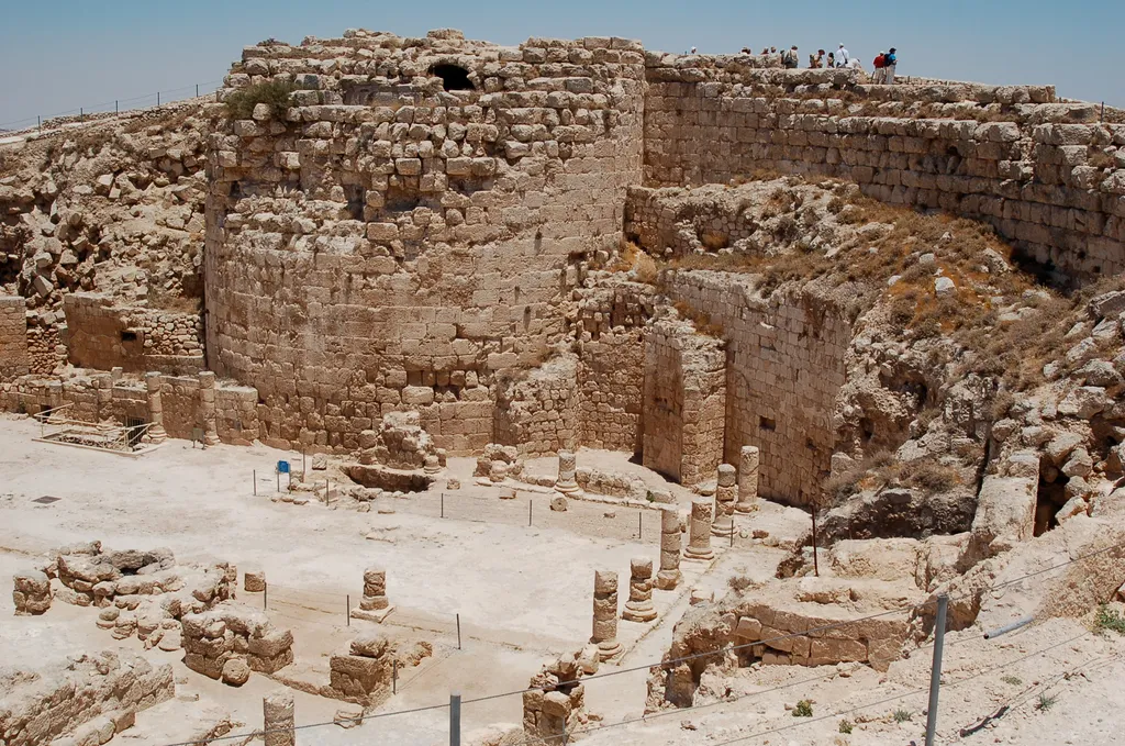 Palace of Herod the Great, inside Herodium, near Bethlehem