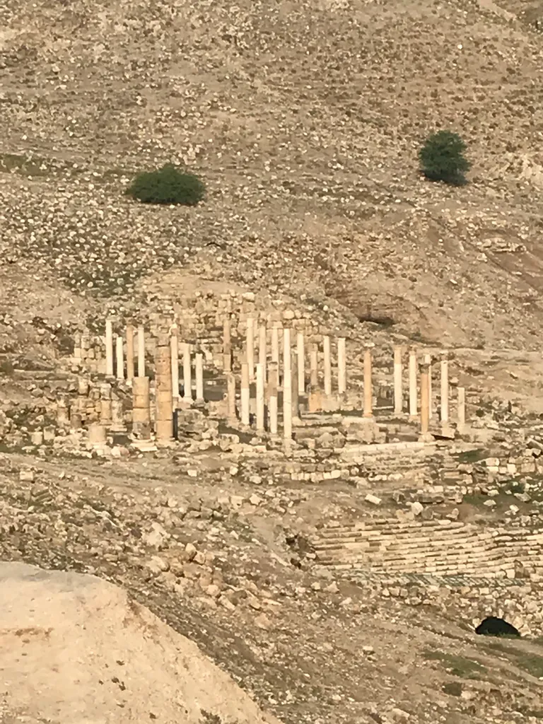 Temple at Pella, in Jordan