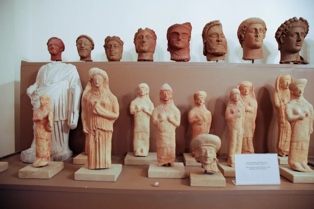 Idols from Larnaca Museum, Cyprus