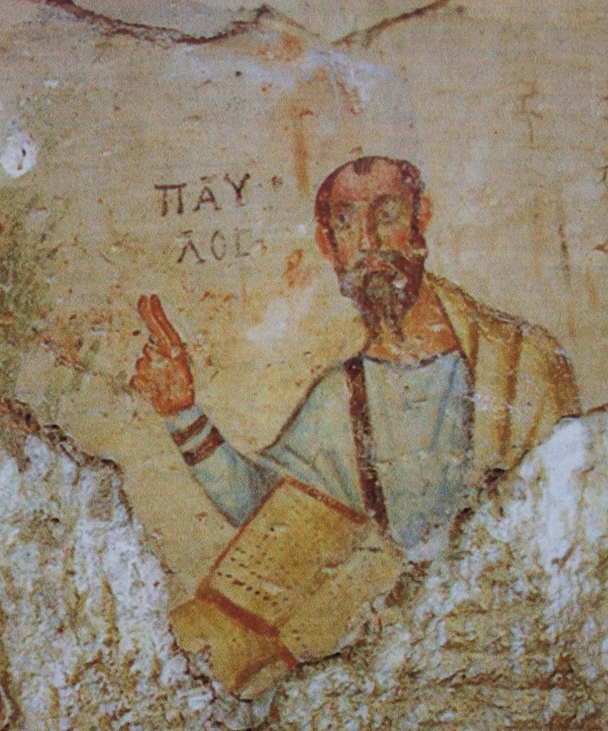 Earliest Painting of Paul (5th cent. A.D.)
