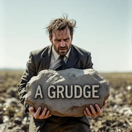 Carrying the Heavy Rock of a Grudge
