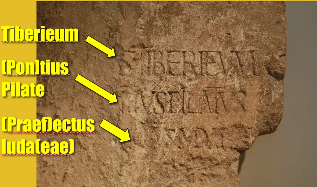 Pontius Pilate Inscription with Pointers
