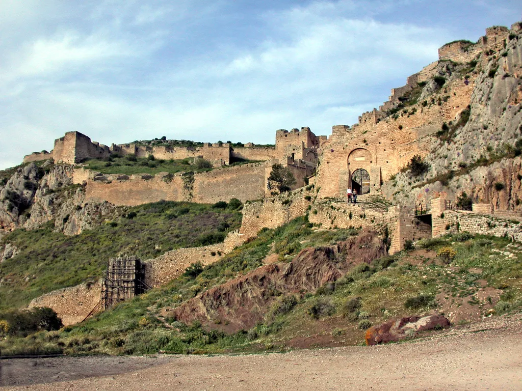 Entrance to the fortress on top of the Acrocorinth