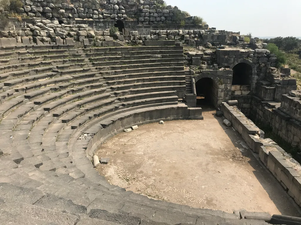 Theater at Gadara (Umm Qais) in Northern Jordan