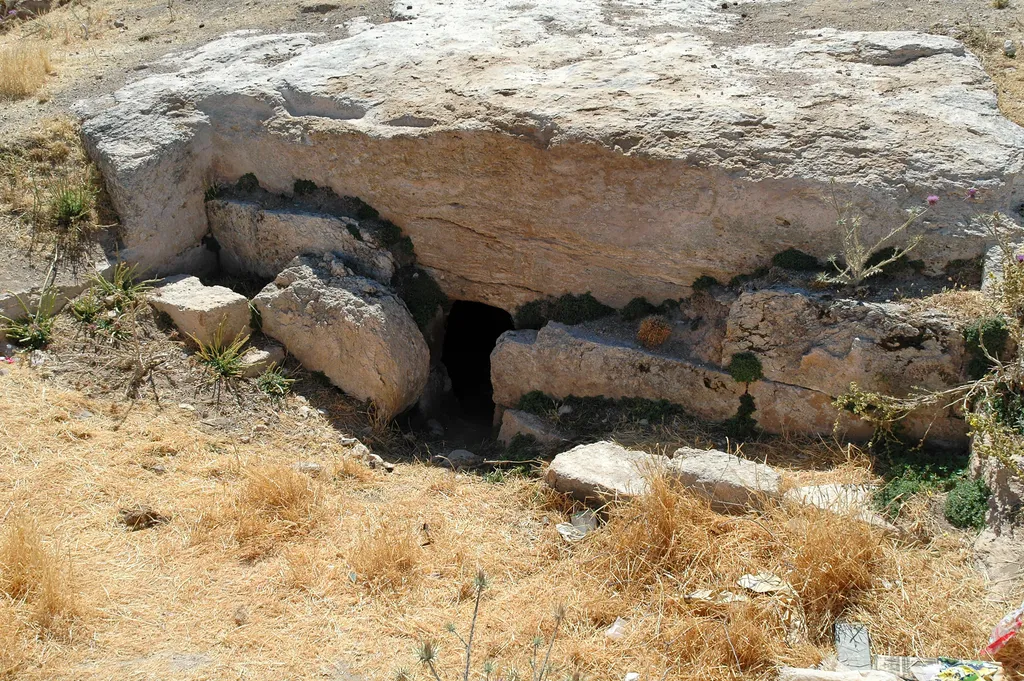 Tomb with Rolling Stone at Tell Hesban (2nd Temple)