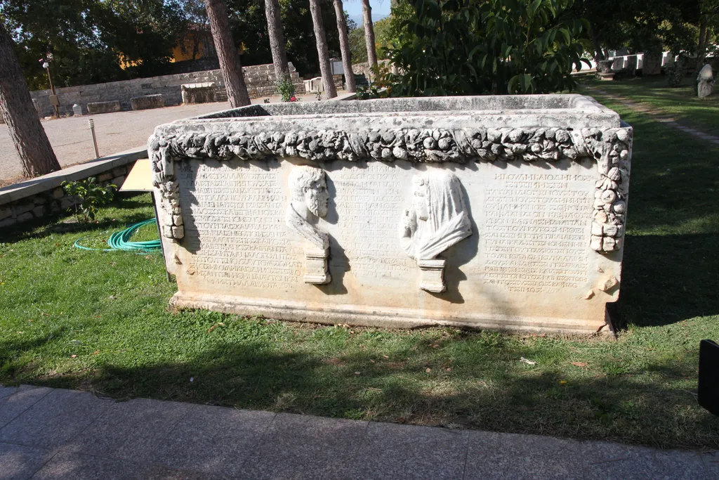 Funerary Inscription at Aphrodisias (Young wives to love their husbands and love their children)