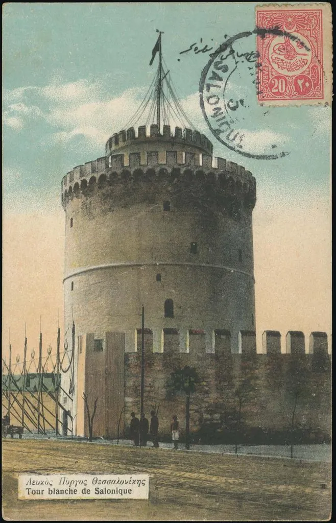 White Tower in Thessalonica (modern Thessaloniki)