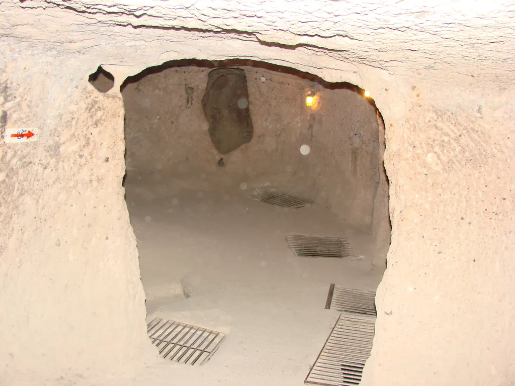 Underground Caverns in Which Christians Lived and Hid from Their Enemies
