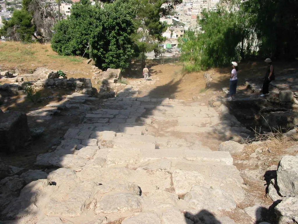 Steps Leading from Gallicantu to Mount of Olives