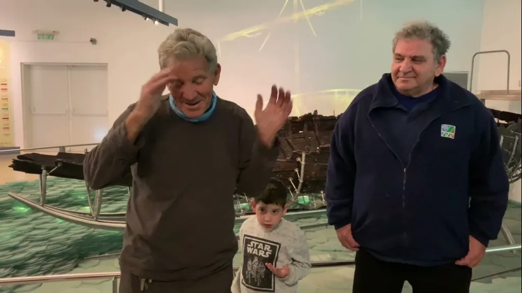 Yuval, along with his brother, tells of the finding of the Ancient Boat (John 6:21)