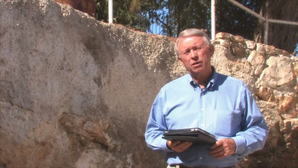 Example of Cave and Manger in Bethlehem (Luke 2:6)