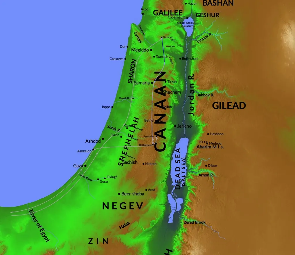 Route of Joseph, Mary and Jesus (Matt 2:13–23)