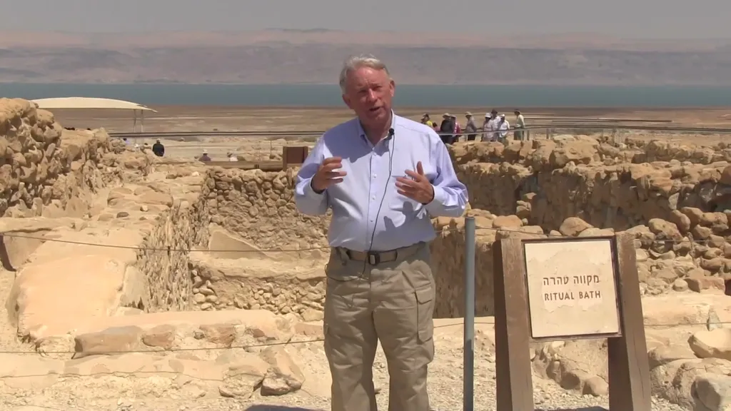 Ritual Bath at Qumran near the Dead Sea (Mark 1:4)