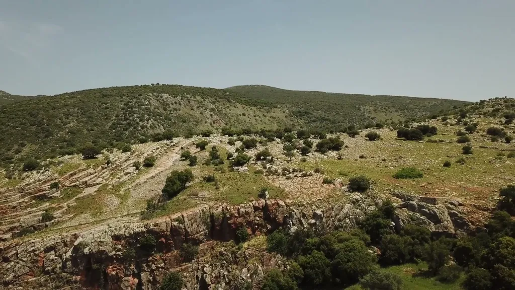 Aerial View of Caesarea Philippi (Panias) (Matt 16:13)